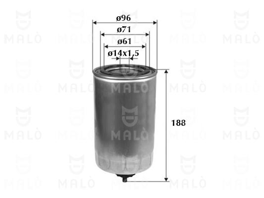 Filtru combustibil 1520028 AKRON-MALÒ