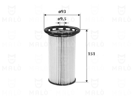 Filtru combustibil 1520038 AKRON-MALÒ