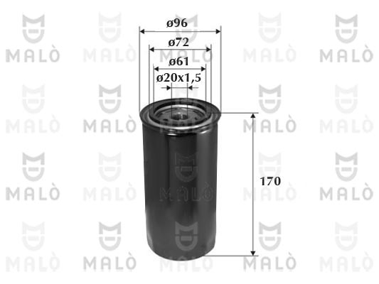 Filtru combustibil 1520058 AKRON-MALÒ