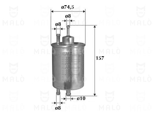 Filtru combustibil 1520147 AKRON-MALÒ