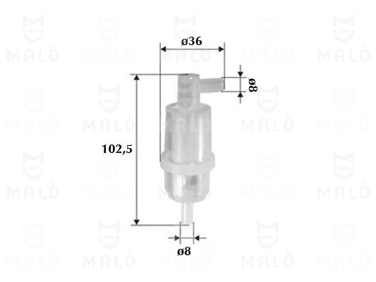 Filtru combustibil 1520148 AKRON-MALÒ