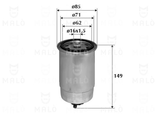 Filtru combustibil 1520153 AKRON-MALÒ