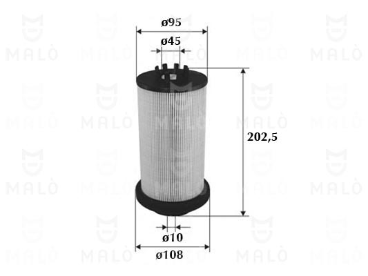 Filtru combustibil 1520173 AKRON-MALÒ