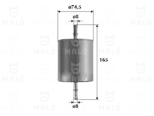 Filtru combustibil 1520199 AKRON-MALÒ