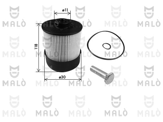 Filtru combustibil 1520230 AKRON-MALÒ