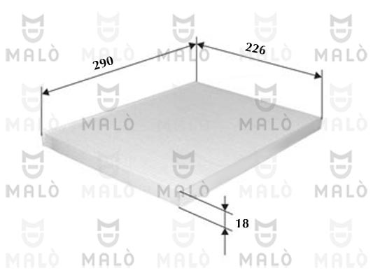 Filtru, aer habitaclu 1530021 AKRON-MALÒ