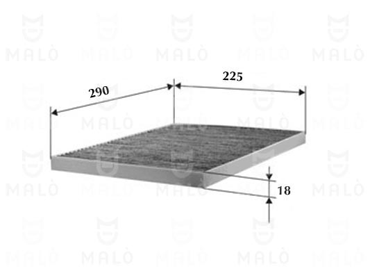 Filtru, aer habitaclu 1530022 AKRON-MALÒ