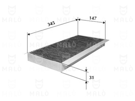 Filtru, aer habitaclu 1530092 AKRON-MALÒ