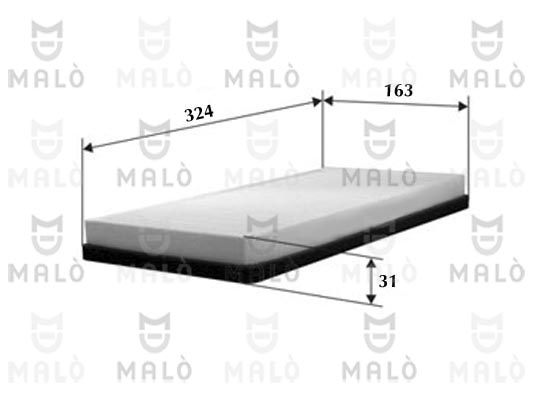 Filtru, aer habitaclu 1530141 AKRON-MALÒ