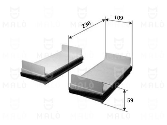 Filtru, aer habitaclu 1530301 AKRON-MALÒ