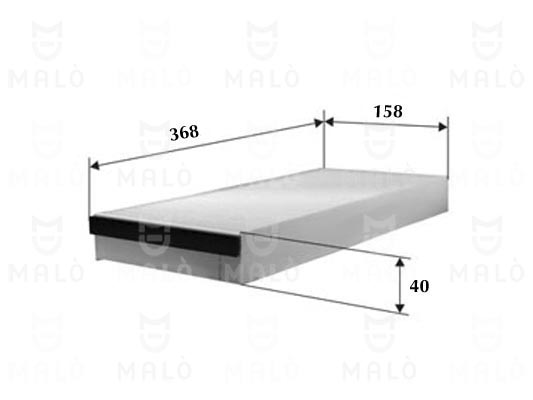 Filtru, aer habitaclu 1530331 AKRON-MALÒ