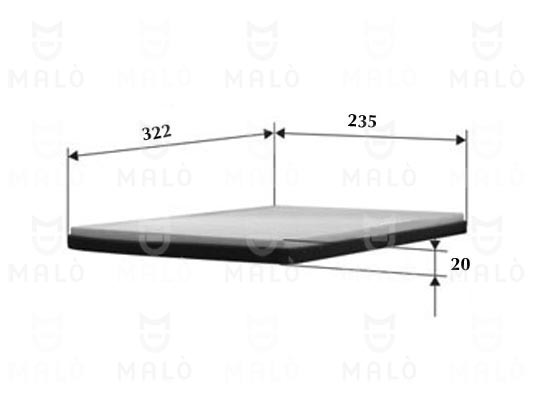 Filtru, aer habitaclu 1530551 AKRON-MALÒ