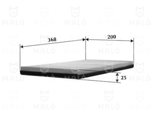 Filtru, aer habitaclu 1530681 AKRON-MALÒ