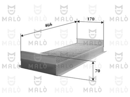 Filtru, aer habitaclu 1530852 AKRON-MALÒ