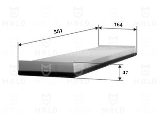 Filtru, aer habitaclu 1530921 AKRON-MALÒ