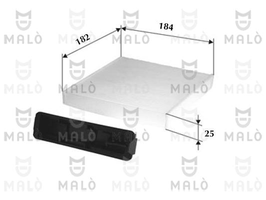 Filtru, aer habitaclu 1530971 AKRON-MALÒ