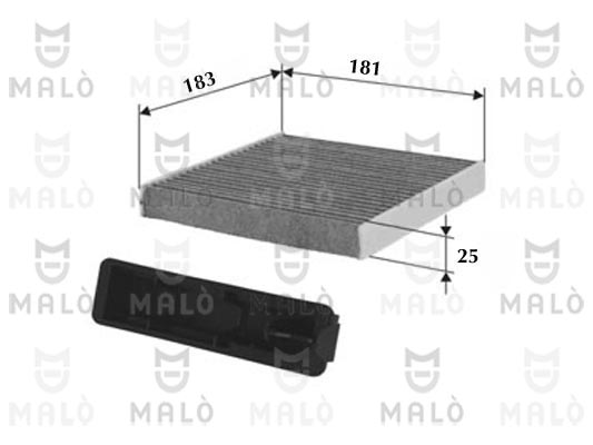 Filtru, aer habitaclu 1530972 AKRON-MALÒ