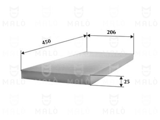 Filtru, aer habitaclu 1531091 AKRON-MALÒ