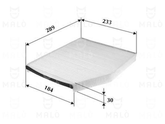 Filtru, aer habitaclu 1532191 AKRON-MALÒ