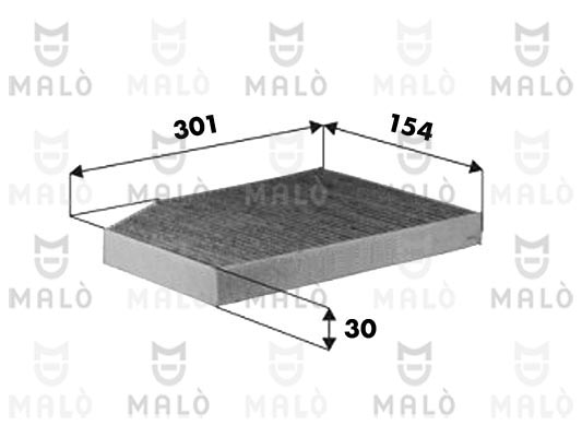 Filtru, aer habitaclu 1532542 AKRON-MALÒ