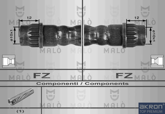 Furtun frana 80006 AKRON-MALÒ