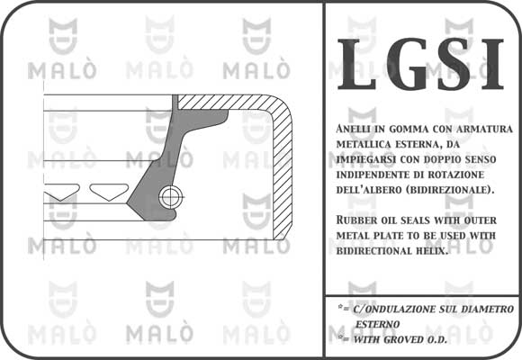 Simering, diferential 13099IAC AKRON-MALÒ
