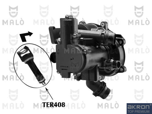Termostat,lichid racire TER408 AKRON-MALÒ