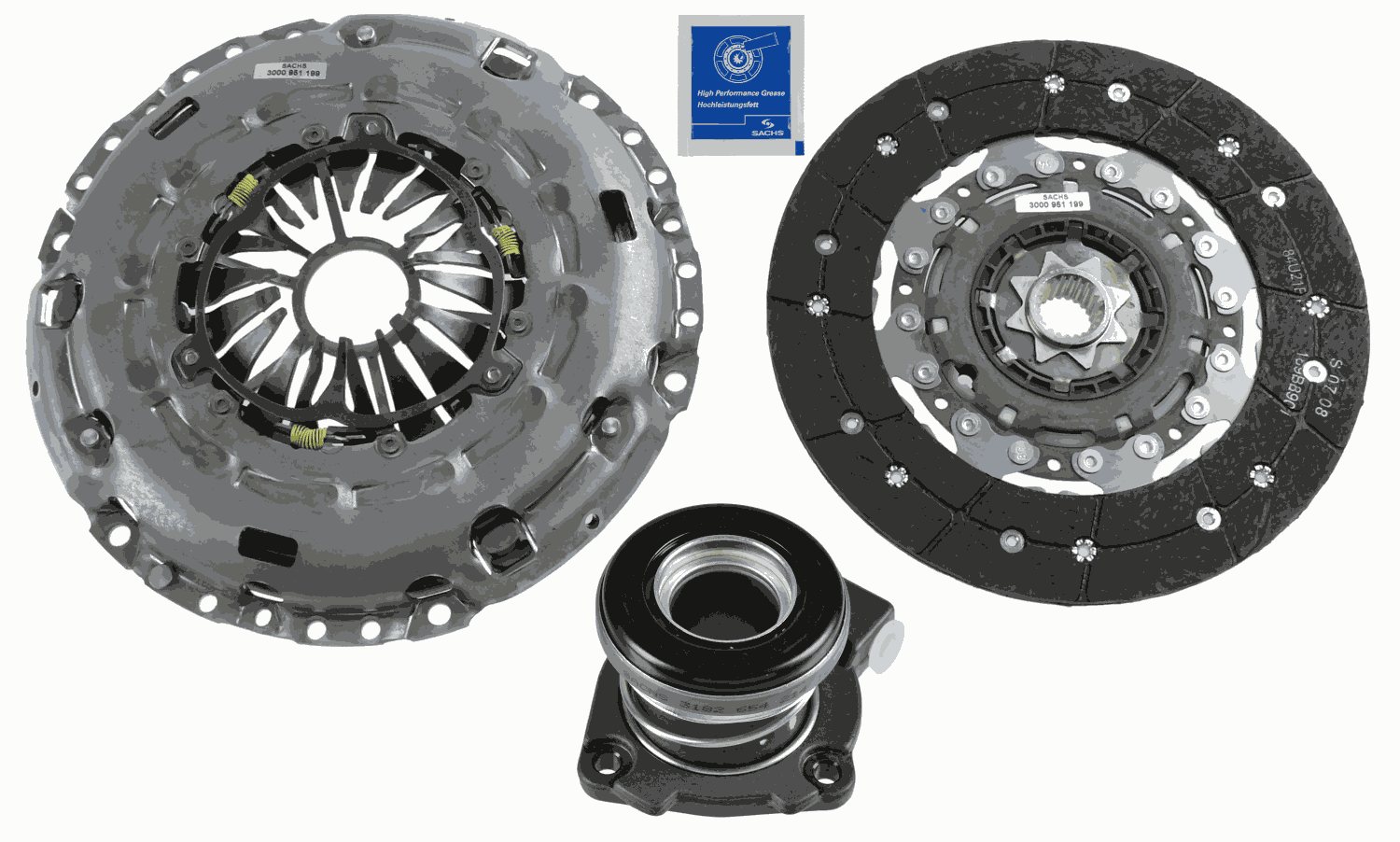 Set ambreiaj 3000 990 163 SACHS