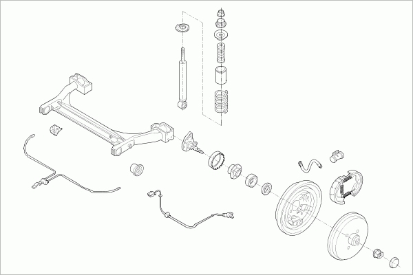 Suspensie roata VW-POLO-RS003 SACHS