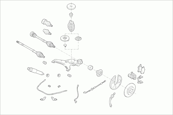 Suspensie roata VW-TRANS-RS005 SACHS