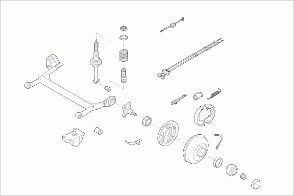 Directie,Suspensie roata FORD-FIEST-RS009 SACHS