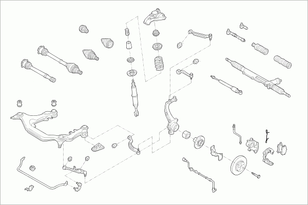 Suspensie roata VW-PASSA-FS059 SACHS