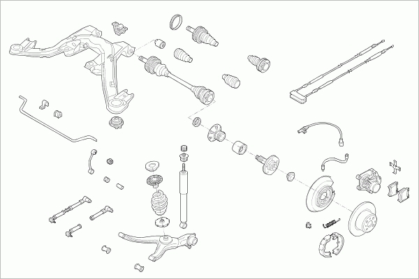 Suspensie roata OPEL-OMEGA-RS007 SACHS