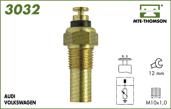 Senzor,temperatura lichid de racire 3032 MTE-THOMSON