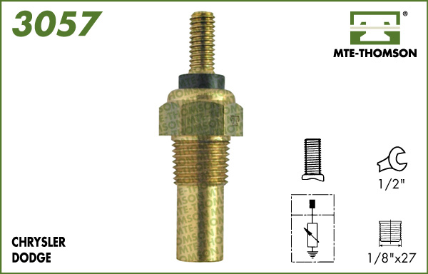 Senzor,temperatura lichid de racire 3057 MTE-THOMSON