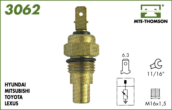 Senzor,temperatura lichid de racire 3062 MTE-THOMSON