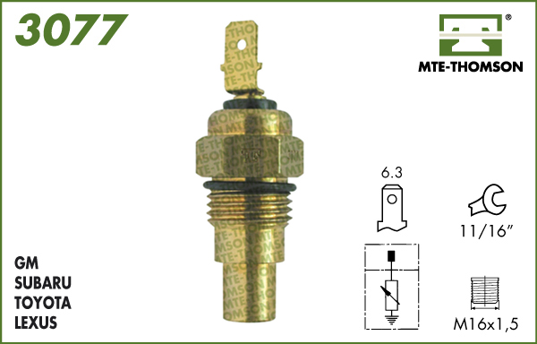 Senzor,temperatura lichid de racire 3077 MTE-THOMSON