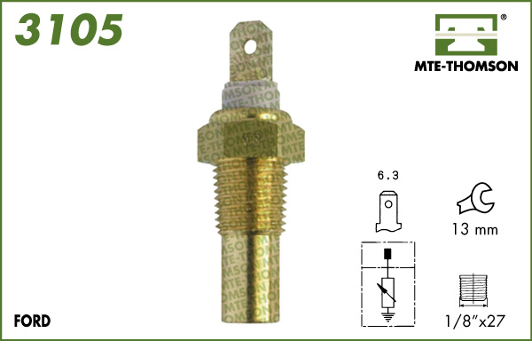 Senzor,temperatura lichid de racire 3105 MTE-THOMSON