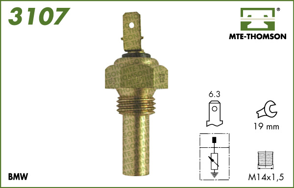 Senzor,temperatura lichid de racire 3107 MTE-THOMSON