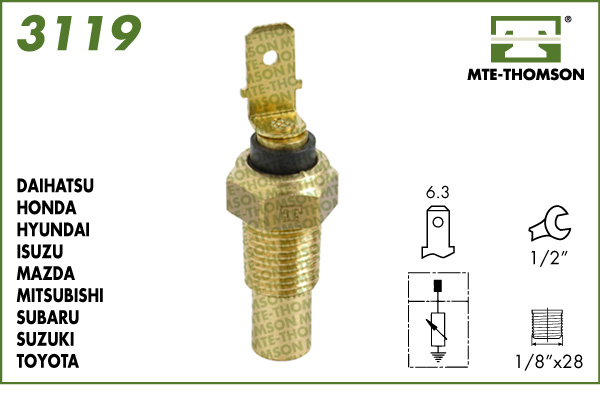 Senzor,temperatura lichid de racire 3119 MTE-THOMSON