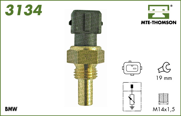 Senzor,temperatura lichid de racire 3134 MTE-THOMSON
