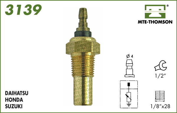 Senzor,temperatura lichid de racire 3139 MTE-THOMSON