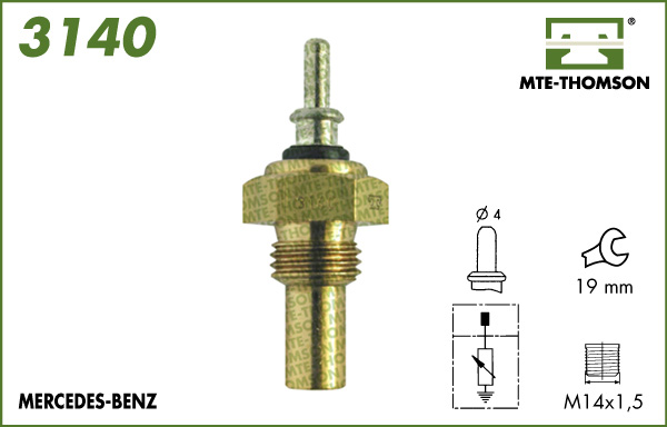 Senzor,temperatura lichid de racire 3140 MTE-THOMSON