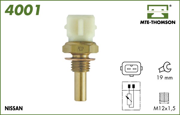 Senzor,temperatura lichid de racire 4001 MTE-THOMSON