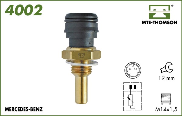 Senzor,temperatura lichid de racire 4002 MTE-THOMSON