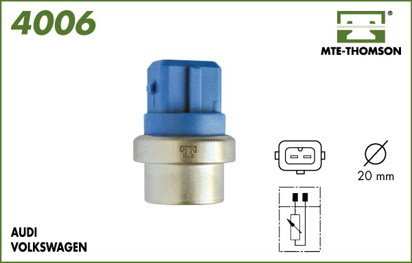 Senzor,temperatura lichid de racire 4006 MTE-THOMSON