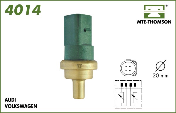 Senzor,temperatura lichid de racire 4014 MTE-THOMSON