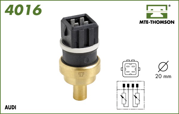 Senzor,temperatura lichid de racire 4016 MTE-THOMSON