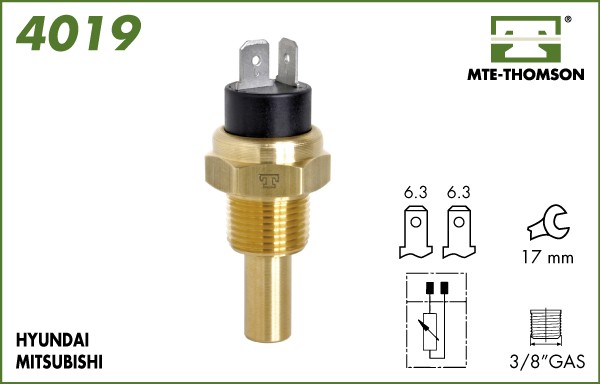 Senzor,temperatura lichid de racire 4019 MTE-THOMSON