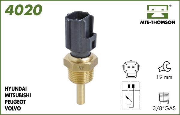 Senzor,temperatura lichid de racire 4020 MTE-THOMSON